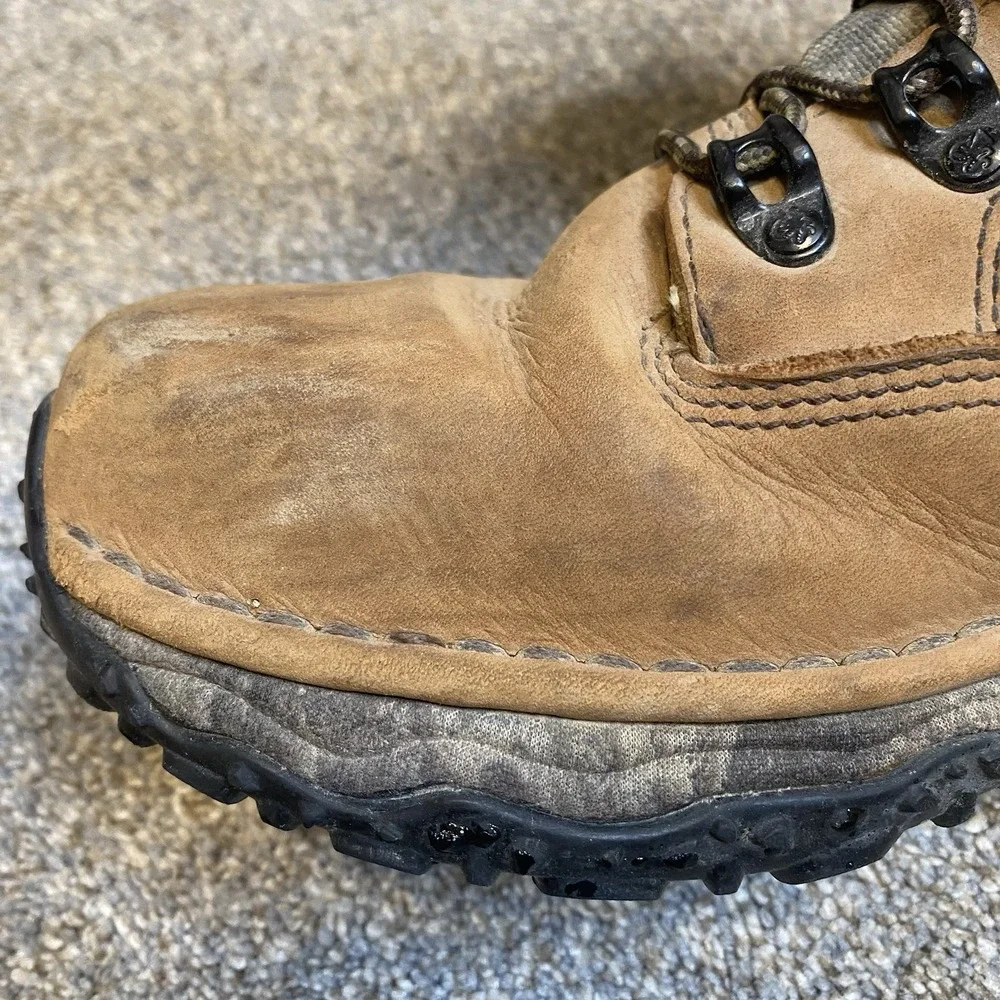 Rocky Boots Men 8.5M Woodland Camo Leather Gore Tex Hunting Utility Workwear